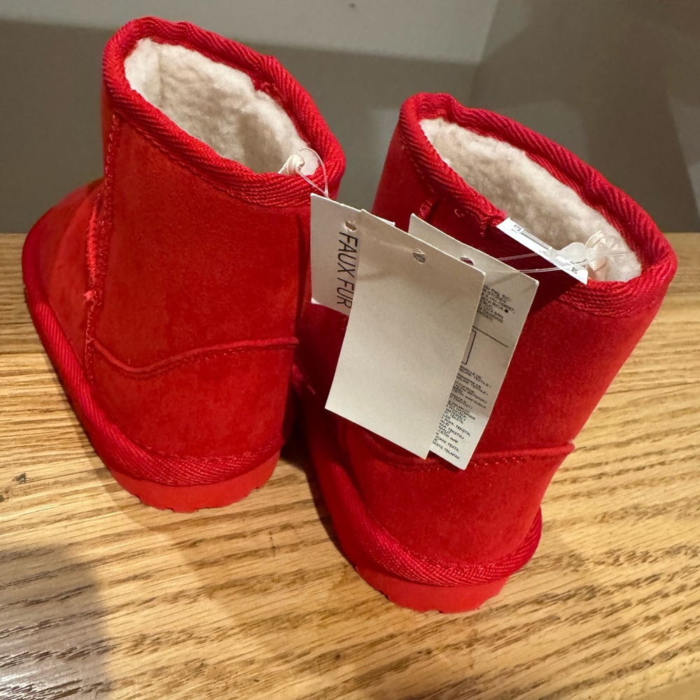 Kids Red Boots